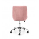 Кресло компьютерное HALMAR RICO розовый/хром